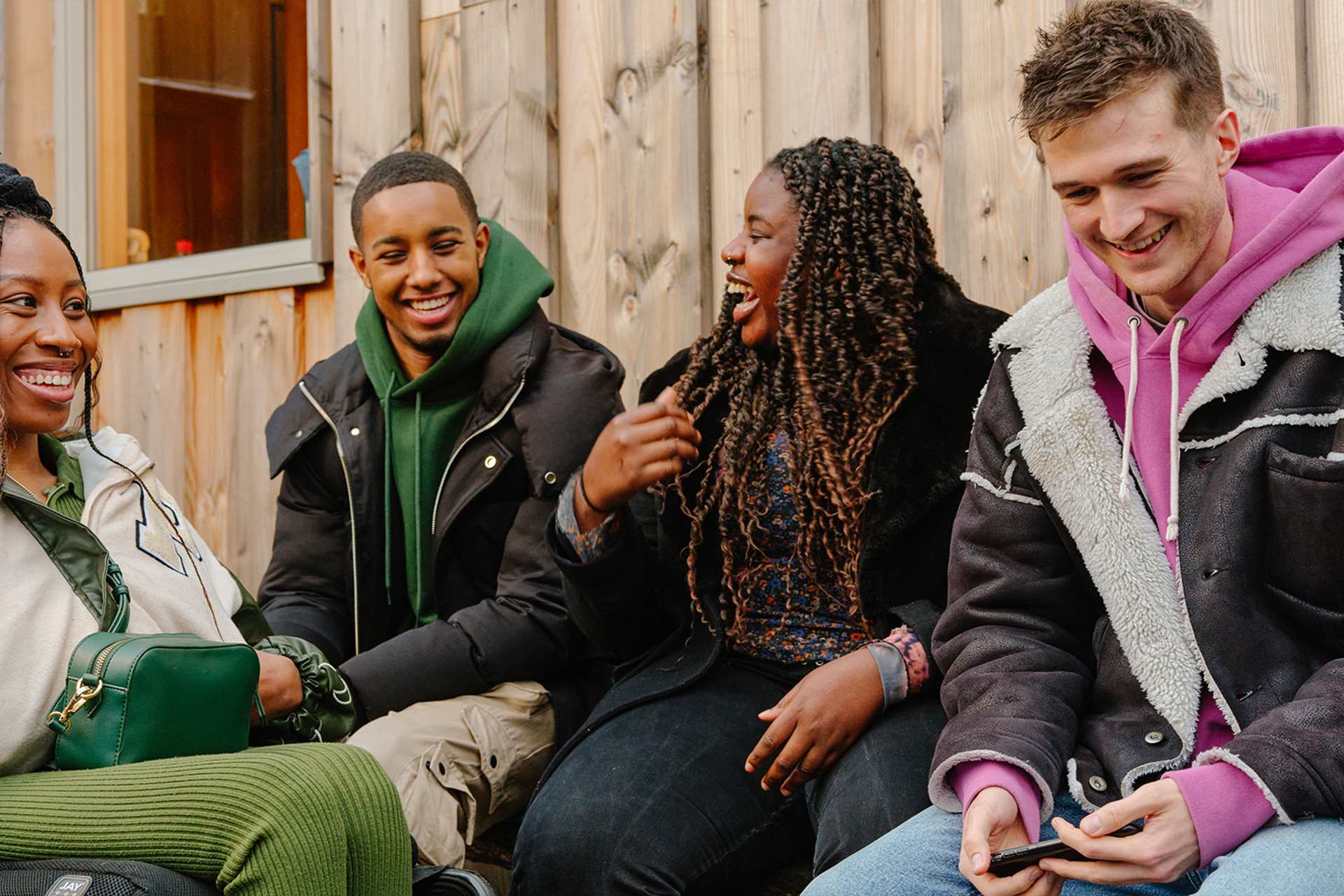 Group Of Young People Talking